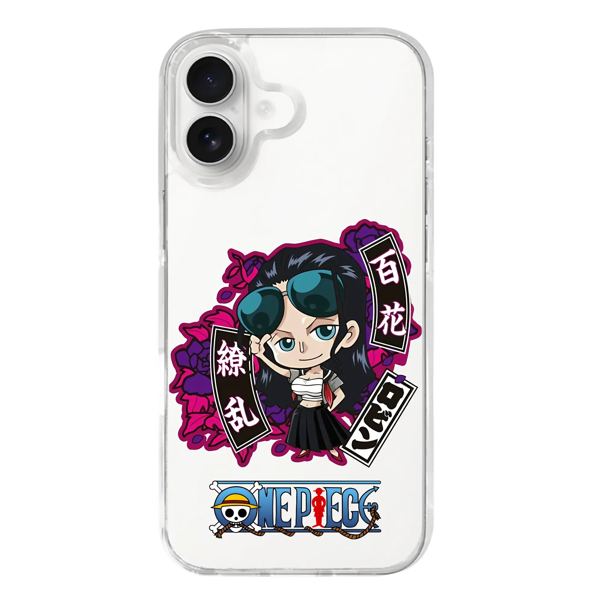 ワンピース グッズ ニコ・ロビン - iPhone 17シリーズ 透明スマホケース – 薄型・耐衝撃・精密フィット保護カバー